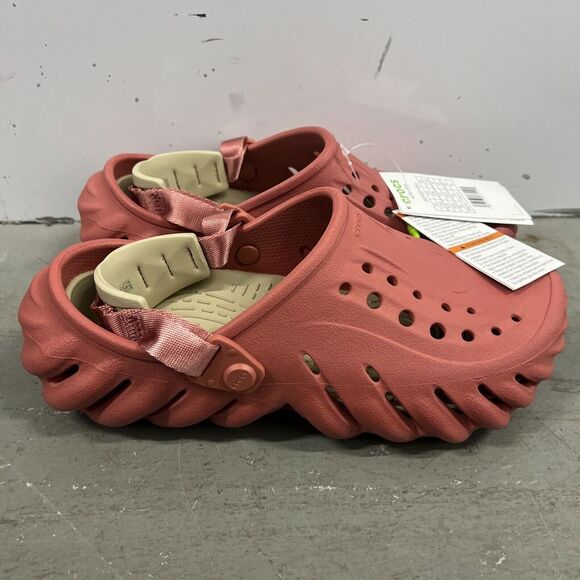 CROCS Shoes - Crocs Echo Clog (Womens 9 Mens 7) Slip On Shoes Sandals Strawberry Wine Red New‎